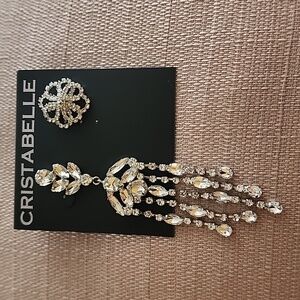 Cristabelle Rhinestone Earrings